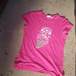 American eagle pink ice cream t shirt